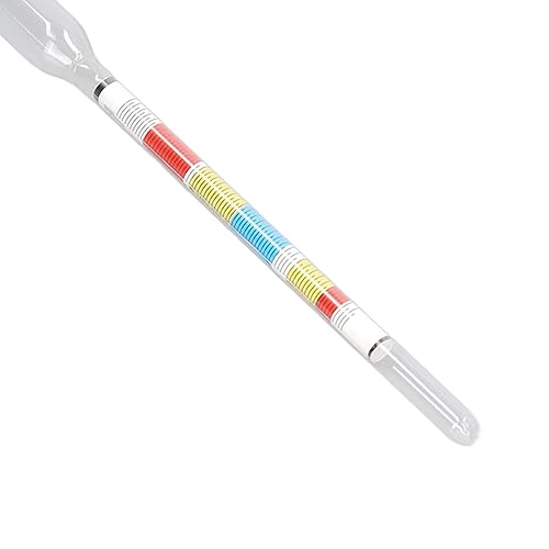 Miniatura 8 de Medidor de fabricación de vino, 10 unidades, probador de fabricación de vino, medidor de cerveza para el hogar, tarro de prueba de 3 escalas