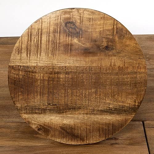FOYER 3p00023 Furniture Shop Interior Flower Stand, Wood, Iron, H 12.6 inches (32 cm), Width 15.7 inches (40 cm)