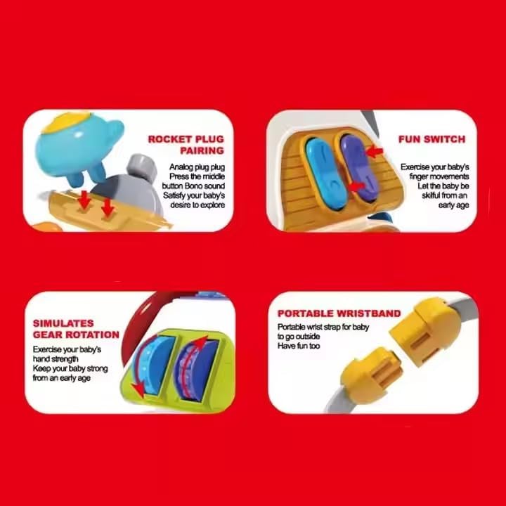 Image of Busy Cube for Kids Montessori Toy Sensory Busy Board Travel Toy for Toddlers (Polyhedron)