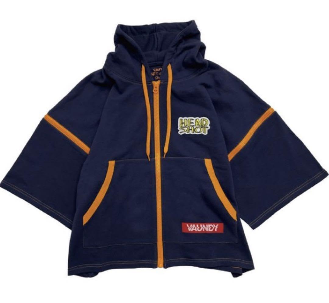 Amazon.co.jp: Vaundy Short Sleeve Zip Hoodie : ファッション