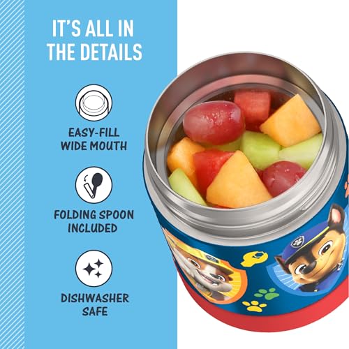 Image of THERMOS FUNTAINER Kids Food Jar with Spoon, Paw Patrol, 10 Ounce (Pack of 6)