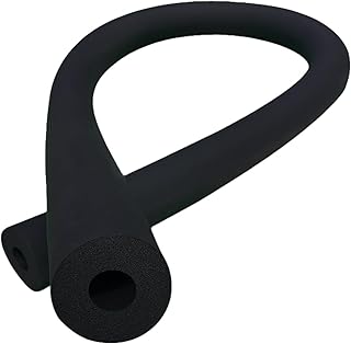 Flexible Foam Insulation Lagging for Copper Pipes Antifreeze Pipe Cover Wrap Roll for AC Unit / Guitar Stands / Exercise Machine Handle / Roof Rack(ID9mmxT9mmx1.8m)