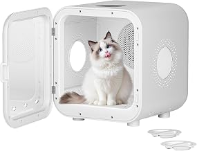 VERILADY Pet Dryer House, Pet Dryer, Pet Drying Machine, Pet Dry Room, Dryer for Dogs and Cats, Pet Dryer Box, Quiet, Wind Speed Adjustment, Temperature Control, Suitable for Multiple Pets