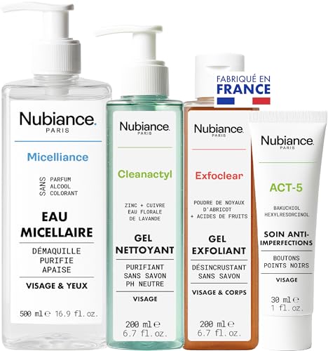 Crème correctrice NUBIANCE pour le traitement de l'acné et régulation du sébum cutané