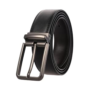 Casual Versatile Business Belt Alloy Pants Leather Mens Suit Jeans Strap