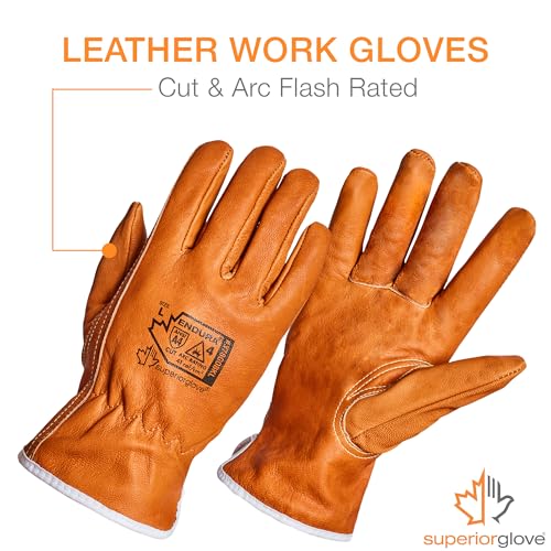 Seguridad, Tools guantes piel cabra Marca Superior Glove (2)