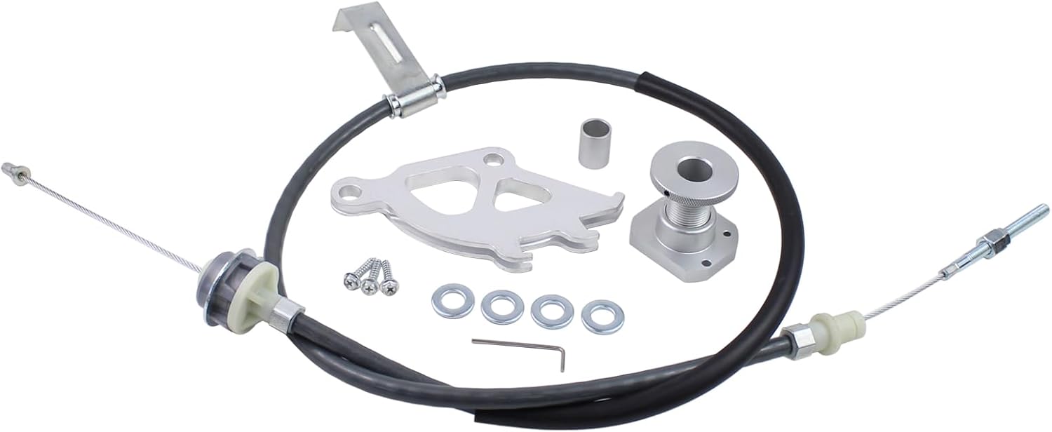 Left Quadrant Clutch Cable and Firewall Adjuster Kit for Ford Mustang 1996-2004