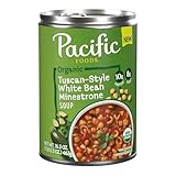 Pacific Foods Organic Tuscan-Style White Bean Minestrone Soup, 16.3 oz Can