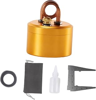 Camping Burner Small Efficient with Small Bottle Spirit Burner Furnace for Hiking Boiling Tea Barbecue Backpacking, Gold