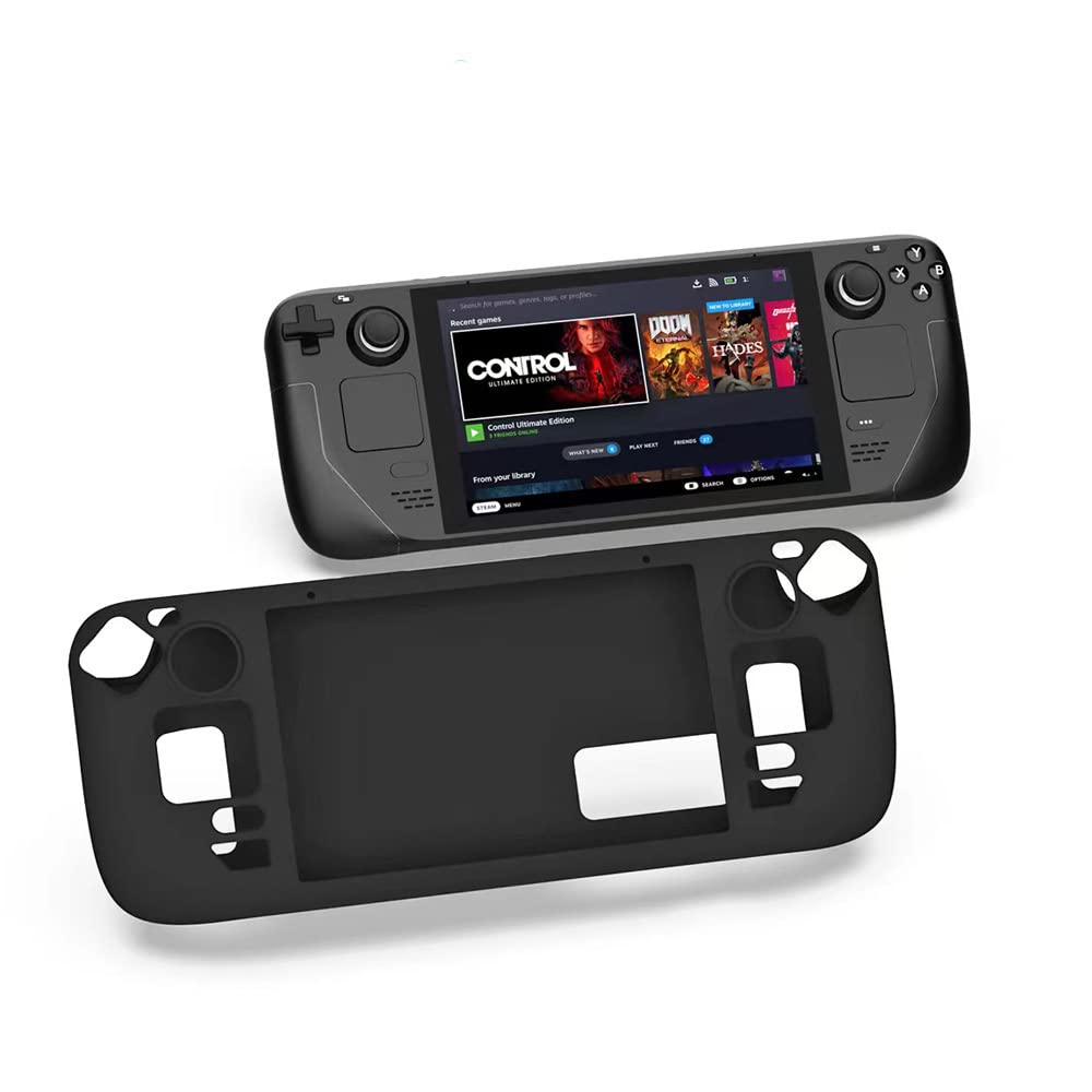 Case For Steam Deck, Soft Cover Skin Shell with Full Protection,Non-Slip Shockproof Cover Protector, Protective Case, Game Console Accessories