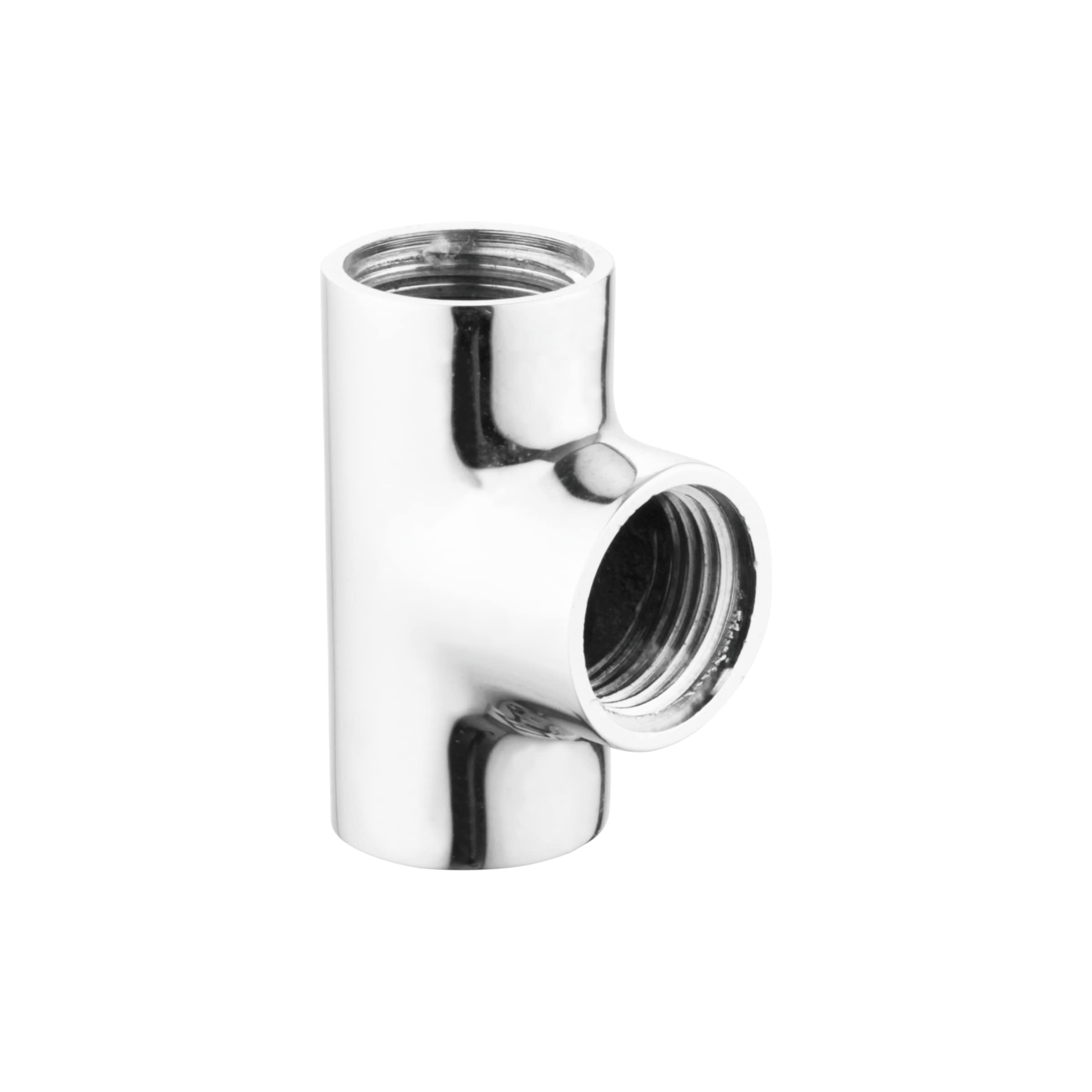 Ruhe® TEE Connector For Pipe | Heavy Duty Brass | Full Brass Tee For Pipe Fittings | (Chrome Finish) | (Pack of 1) (B09RPFXT35) Amazon Price History, Amazon Price Tracker