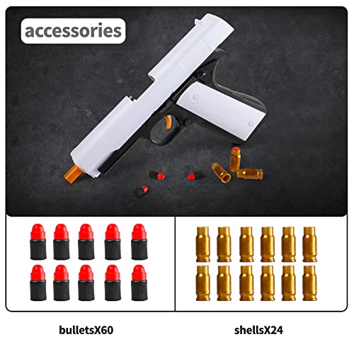 Soft Bullet Pistol Toy Gun With Shell Ejection Magazine Toy Foam Blaster For Kids #TOP1