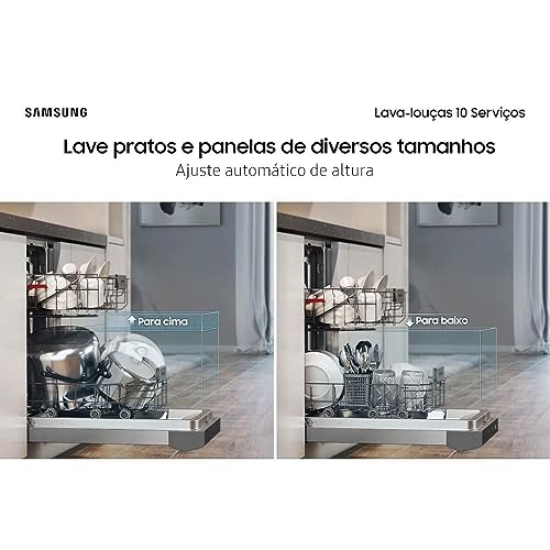 Lava-Louças Samsung Inox 10 Serviços 110V DW50C6070FS/AZ