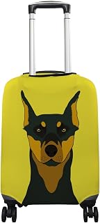 Capa de bagagem Doberman Dog serve para malas de 45,7 cm a 81,2 cm elastano protetor de bagagem de viagem, Multi, XL Cover(Fits 29-32 inch luggage)
