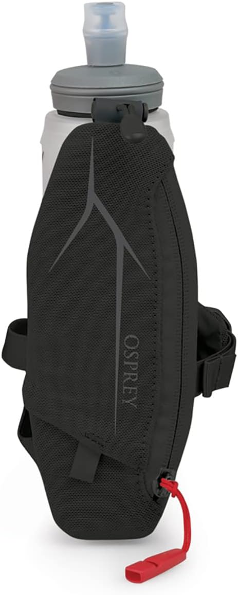Duro Dyna Handheld Water Bottle with Hydraulics Soft Flask for Running, Dark Charcoal Grey