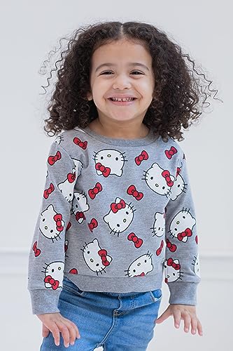 Pull en tissu éponge Hello Kitty pour fille rose - 2