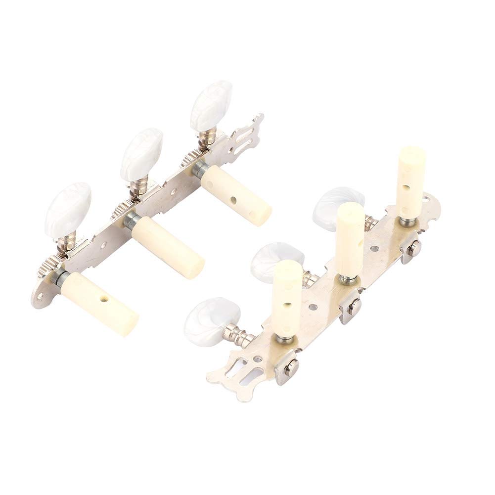 Głowice do maszyn gitarowych L + R Vintage Keystone Tuning Key Pegs Tunery zestaw zamiennik do gitary klasycznej