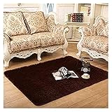 Rug Carpet,Corridor Bedroom Living Room Cafe Table (Color : Brown, Size : 140 200cm)