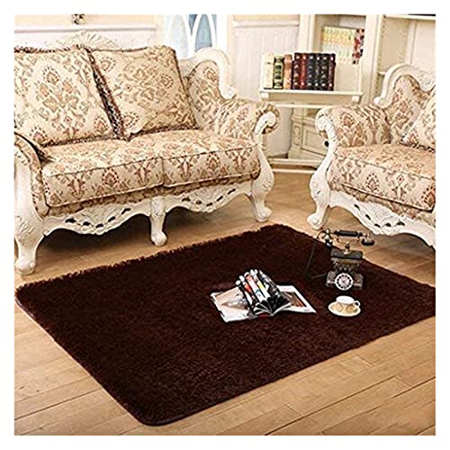 Rug Carpet,Corridor Bedroom Living Room Cafe Table (Color : Brown, Size : 140 200cm)