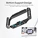 ULANZI Smartphone Video Rig w Light and Remote Control for Videomaker Filming Maker Video grapher, U-Rig Light Handheld Square Ring Light Phone Video Making Stabilizer Grip Cage w Cold Shoe Mount
