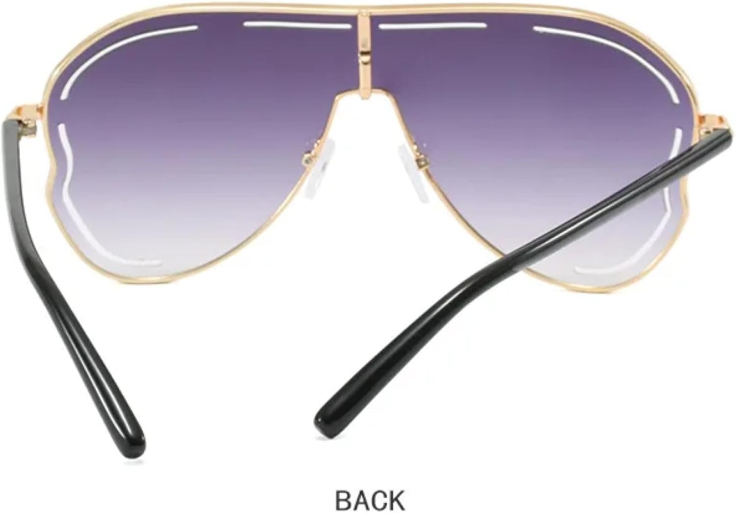 Luxury Vintage Hollow Butterfly Sunglasses for Women Punk Popular Oversized Big Frame