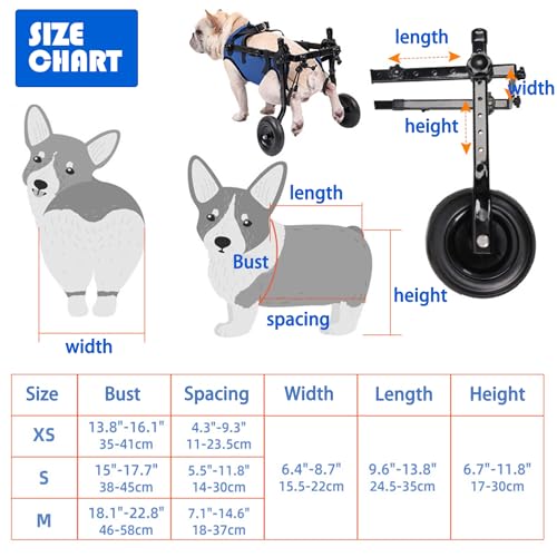 Attelle pour pattes et hanches de chien paralysé taille moyenne