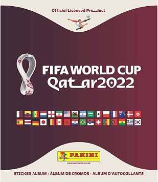 Panini FIFA World Cup Qatar 2022 PANINI Album/Sticker Combo - 1 Softcover Album & 2 Sticker Boxes - 500 Total