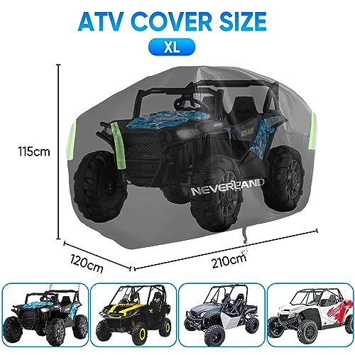 Image of NEVERLAND ATV Cover Waterproof Heavy Duty Quad Cover 4 Wheeler Cover XL