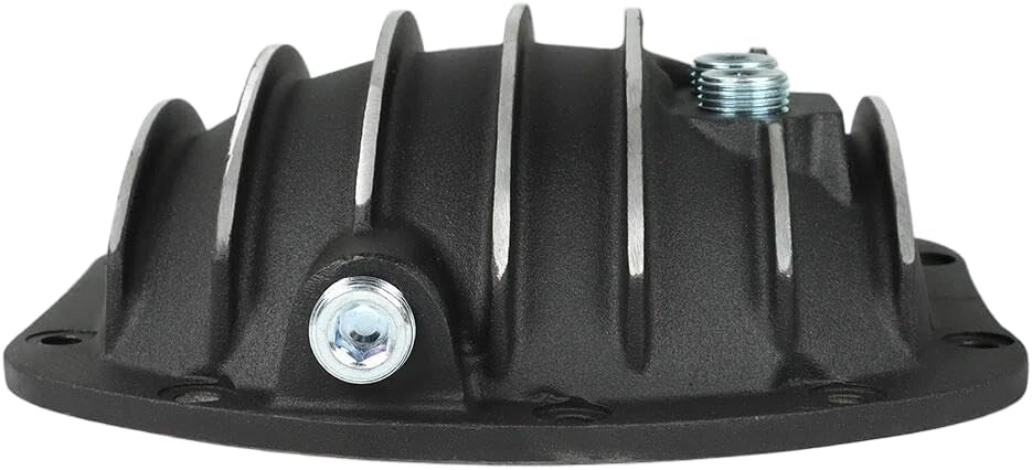 SPC4907BKKIT 4907BKKIT 10-Bolt Rear Differential Cover w/Gasket & Drain Plug For Jeep Dana 25 27 30, Compatible with Jeep Grand Cherokee Wagoneer, Wrangler JK, CJ5, CJ6, CJ7, Comanche, Commando