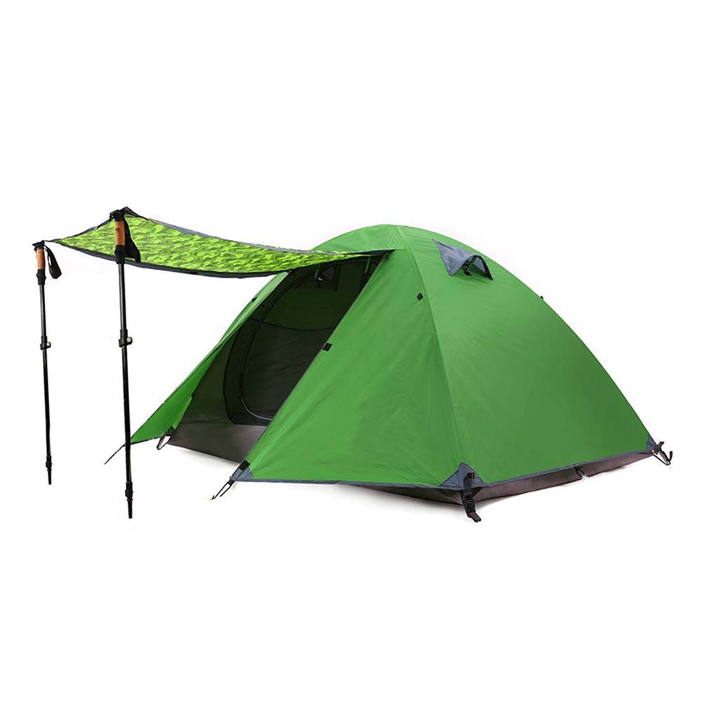 Tente de camping 2 personnes autonome et double toit pour voyage sauvage