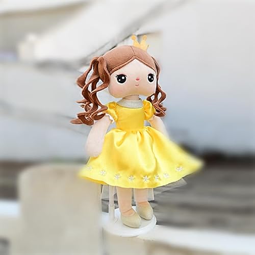 Boneca Metoo Doll Angela Princesa Amarela 40cm