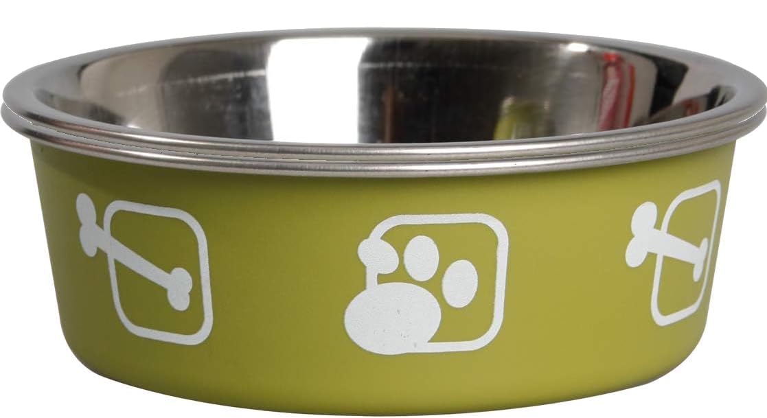 Karlie Stainless Steel Dog Bowls, 2200ml, Set of 2, Extra Large Non-Slip Silicone Base - Image 2