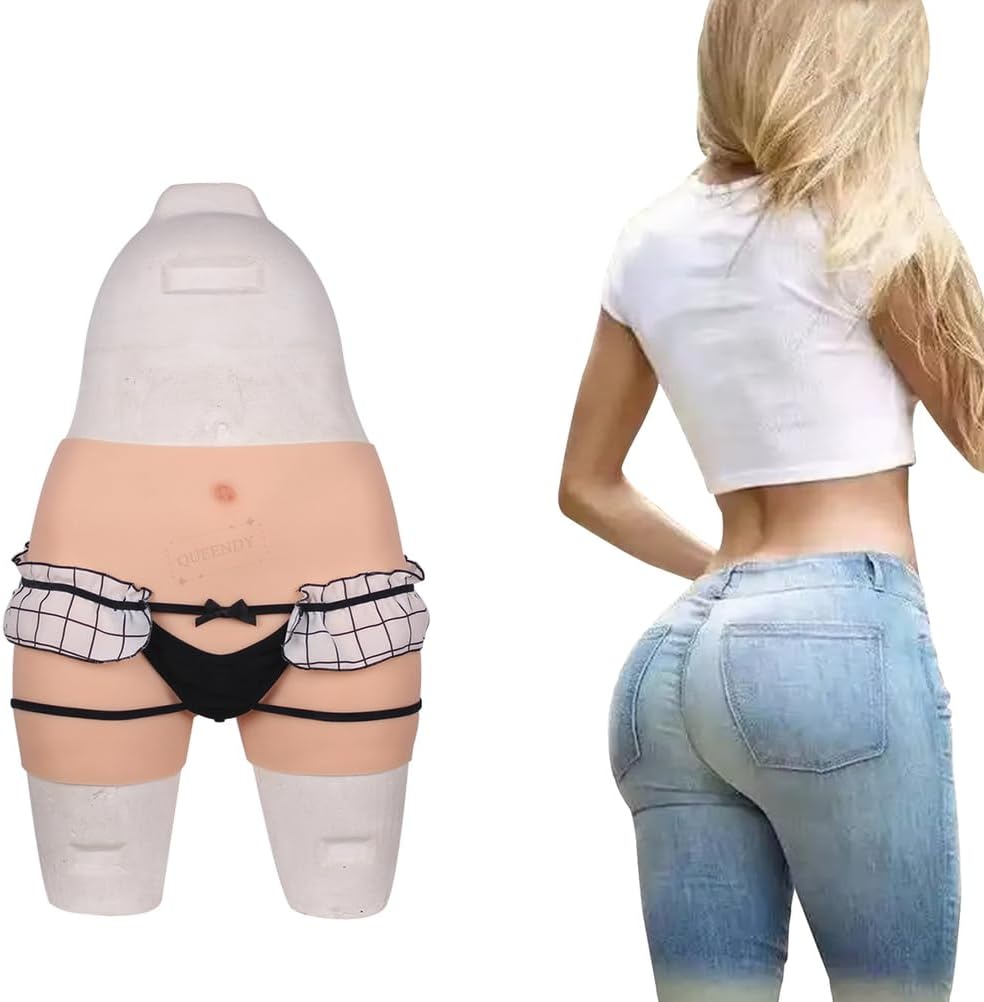 Color 1,S, Silicone Hiding Gaff Panties for Transgender, Crossdresser Realistic Fake Vagina Boxer Briefs Butt Lifter Enhancer