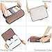 Bagail Ultralight 3 Compression Packing Cubes 3 Packing Organizers With 1 Shoe Bag-Brown,7 Set
