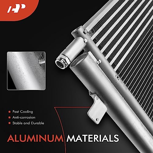 A-Premium Air Conditioning A/C Condenser Compatible with Chevrolet, GMC, Cadillac Vehicles - Silverado, Tahoe, Sierra, Y - Additional View