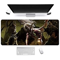 World Of Warcraft Mouse Mat, Blizzard Mousepad PC, Professional Gaming Mouse Pad, Computer Table Pad, Desk Pad, Rubber Non-Slip WOW (10, 900 × 400 × 2 Mm / 35.5 × 15.8 × 0.1 Inch