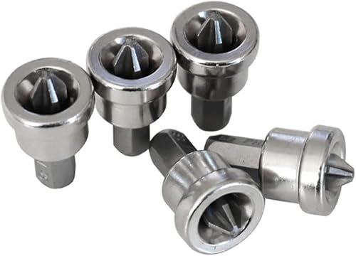 Juego de 5 piezas de tornillos de posicionamiento magnético para paneles de yeso, brocas PH2 para tornillo de cartón de yeso, vástago hexagonal,