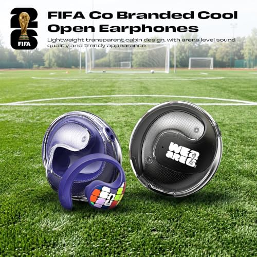 Image of X15 PRO Translation Earbuds, Official FIFA Licensed Product, Waterproof Open Ear Bluetooth, Support 148 Languages Real-Time Translation, for Watching, Travelling & Business | Blue