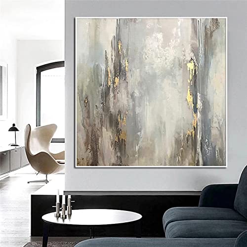 Abstrakt vy Landskapsmålning Modern konst Tavlor och tryck för vardagsrum Modern canvas konst Sovrumsinredning27,5 x27,5 (70x70cm) Ingen ram