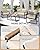 Aoxun Patio Furniture Set, 4 Piece Outdoor Patio Furniture with Thick Cushions, Modern Metal Outdoor Conversation Sets with Coffee Table for Porch, Balcony, Deck Beige