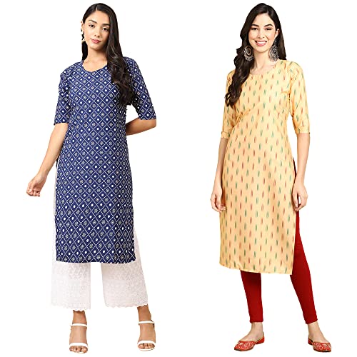 Image of Pinkmint Women's Crepe Regular Kurta