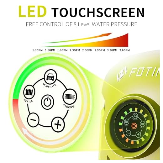 Powerful 5000PSI Touch Screen Pressure Washer