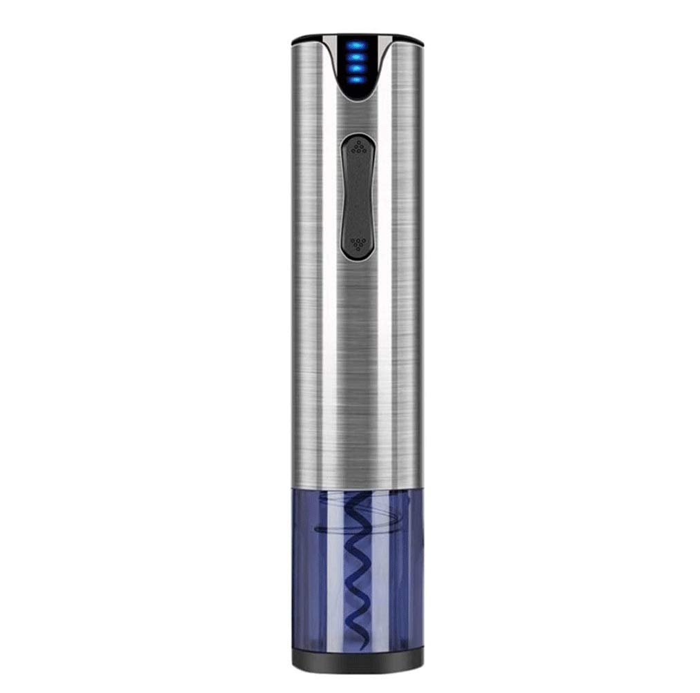 Abridor de vinos electrónicos, Recargable Sacacorcho automático de Vino Conjunto de Abrigos de Vino Cutter de lámina de Vino y Cable de Carga USB, para hogar, Restaurante, Fiesta y como Regalo