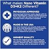 Nanoceutical Solutions Nano Vitamin D3+K2 Nanosized Liquid Particles | Rapid Absorption | 5000 IU Potent Formulation - 1Fl Oz | Non-GMO, Gluten Free | Supports Bone, Joint, Heart & Immune Health