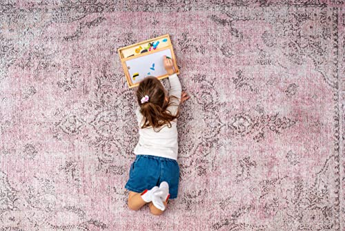 Monolia Machine Washable Area Rugs Perfect For Living Room Rugs,Bathroom Runner, Kitchen Rug, Bedroom Rugs, Entryway Rug, Persian Home Decor, Floor Decoration (6’6” X 9’6”) #TOP3