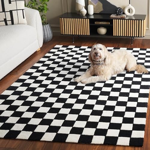 Image of Sifa Carpet Hand Made Tufted Area Rug | Soft Wool Carpet with Cotton Backing | Elegant Home & Office Floor Decor Weight-(48 Pound) Size-(240X330Cm) 8X11 Feet,