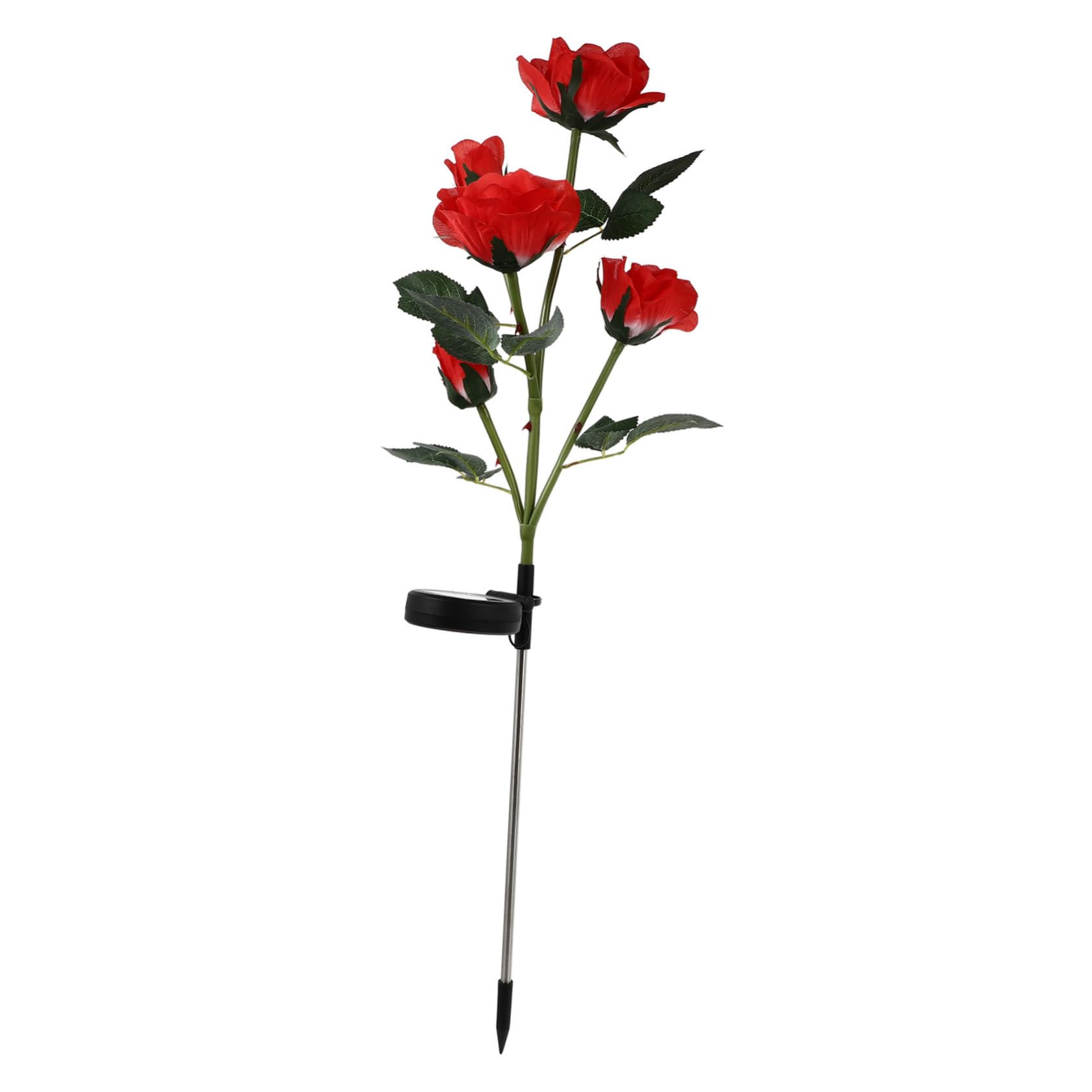 BESPORTBLE Rose Lantern Yard Ground Lamp Waterproof Solar Garden Lamp Led Lawn Light for Outdoor