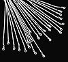 24pcs Chains for Jewelry Making 20 Inch 925 Sterling Silver Plated 1.2mm DIY Snake Chain Bulk Link Necklace with Lobster Clasps #3