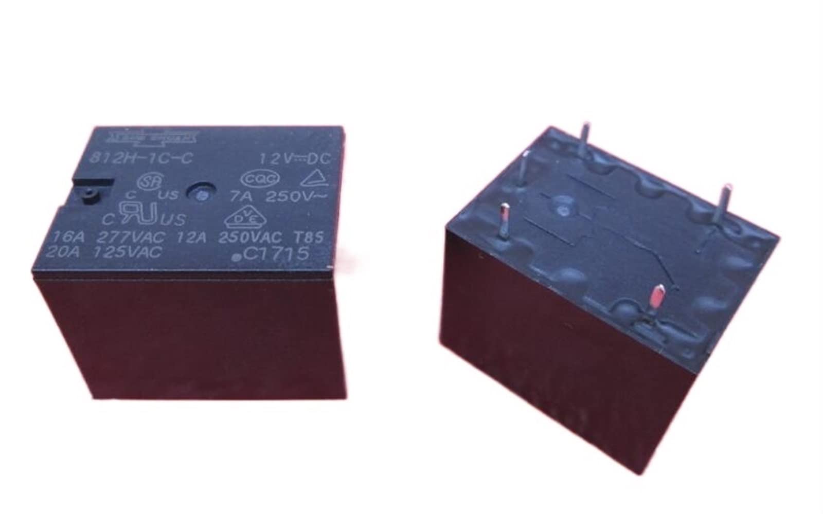 AERBNYEQP Relay 812H-1C-C-12VDC 812H-1C-C-12V 812H-1C-C 12VDC 812H1CC 12V DC12V DIP5(10pcs)