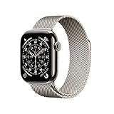 Apple Watch Series 11 [GPS + Cellular 42mm] Smartwatch with Natural Titanium Case with Natural Milanese Loop. Sleep Score, Fitness Tracker, Health Monitoring, Always-On Display, Water Resistant